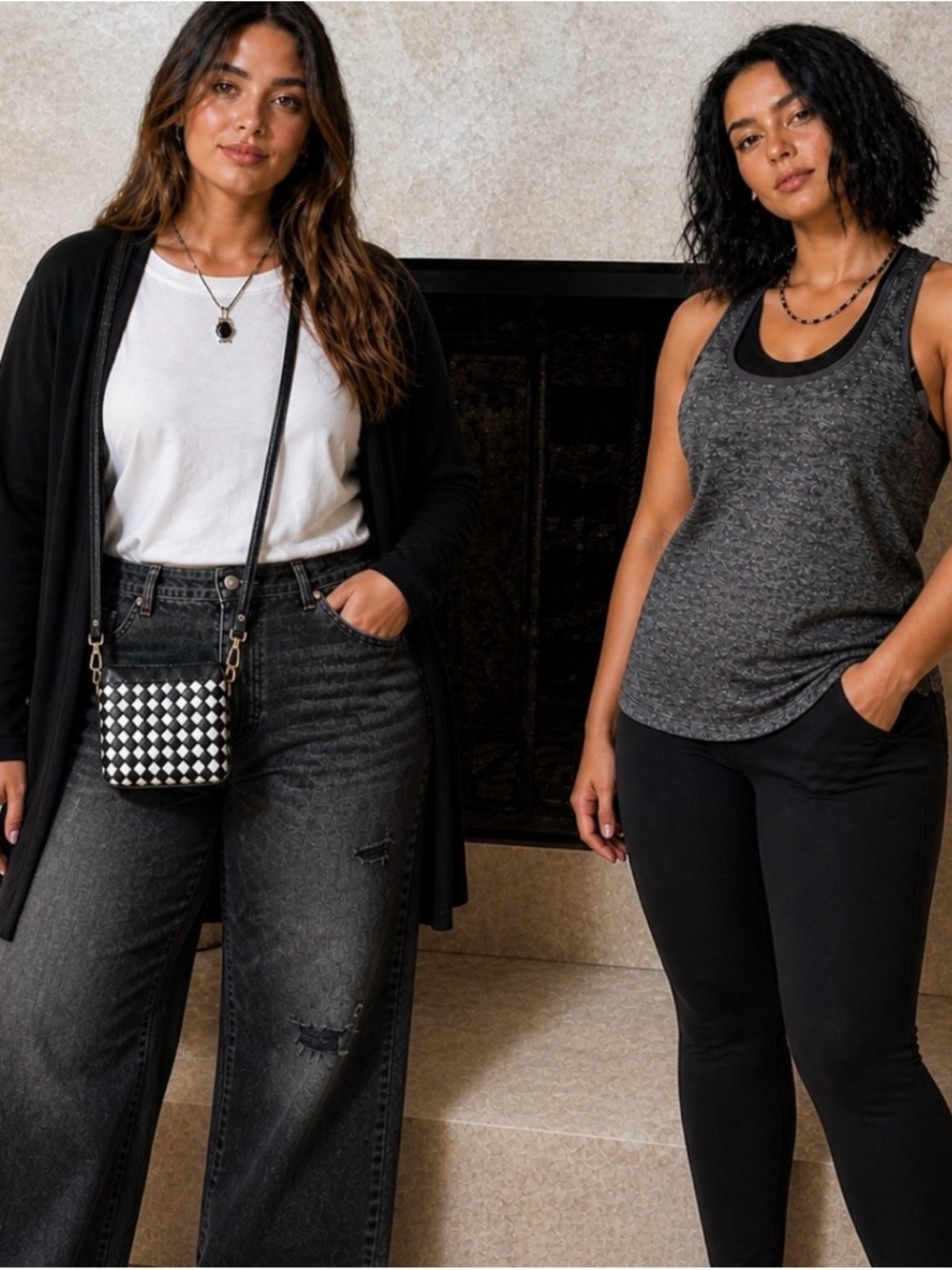 XL Chic Bundle: Black White Gray | Old Navy + Soft Surroundings + Athleisure + +